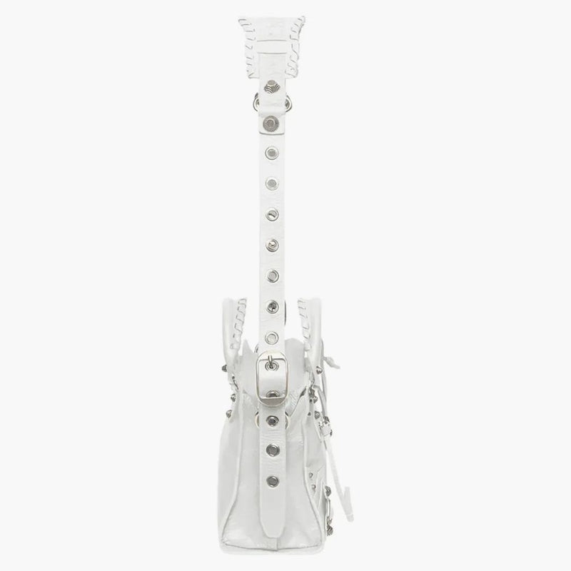 Balenciaga Neo Cagole Handbag XS White