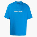 BALENCIAGA NOVÉ KOPITOVÉ MIDIÁ MIDEL FIT T-SIRGIRE BLUE/WHITE