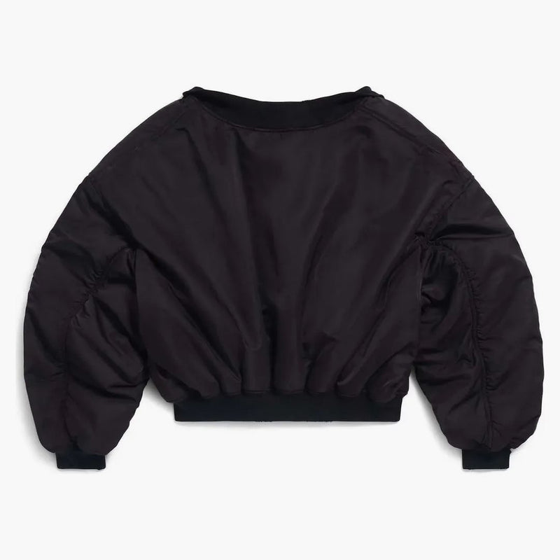 Balenciaga Off Shoulder Bomber Black
