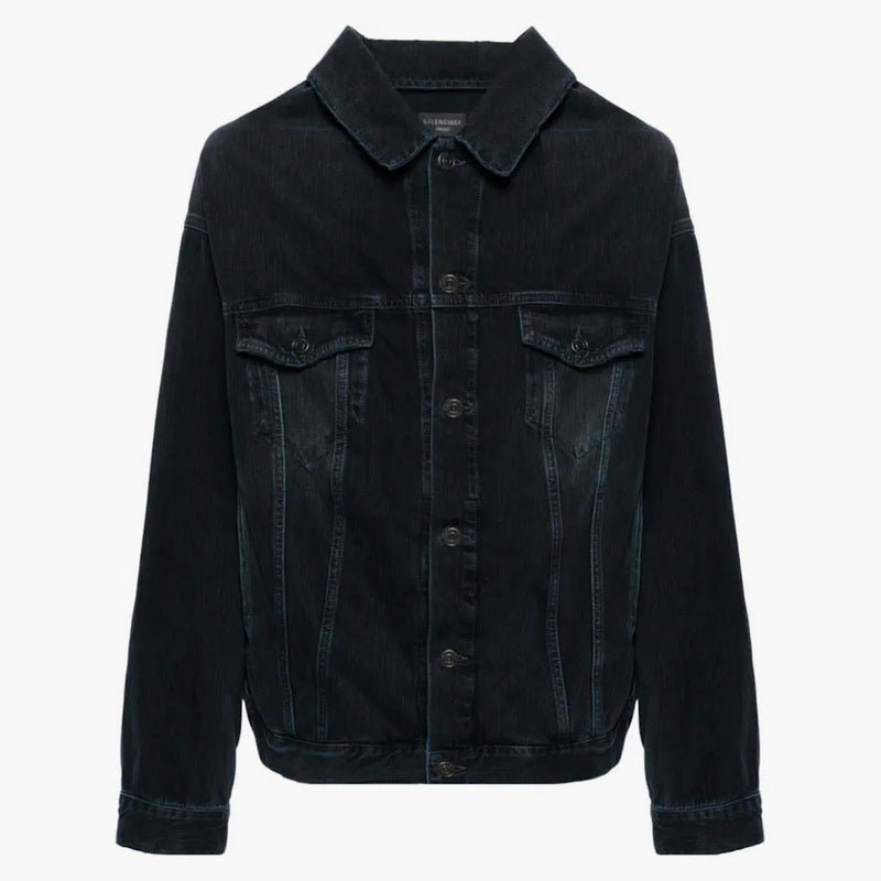 Balenciaga Off Shoulder Jacket Blue/Black