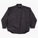 Balenciaga Outerwear Large Fit Shirt Black