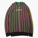 Balenciaga de gran tamaño Séter de cuello de la tripulación multicolor