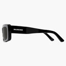 Balenciaga de gafas de sol rectangulares de gran tamaño Negro (745074T00391000)