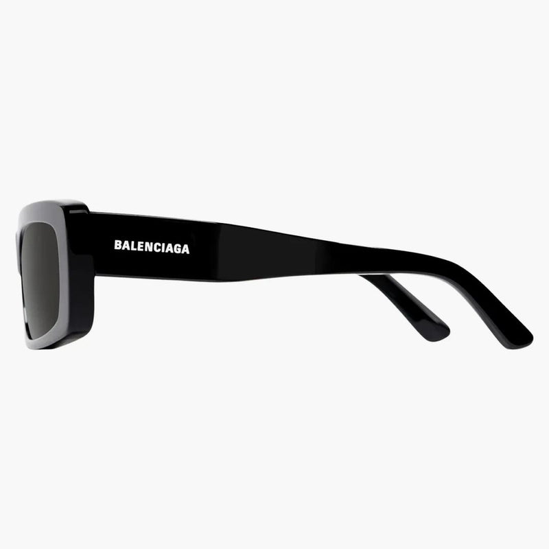 Balenciaga överdimensionerad rektangel solglasögon svart (745074T00391000)