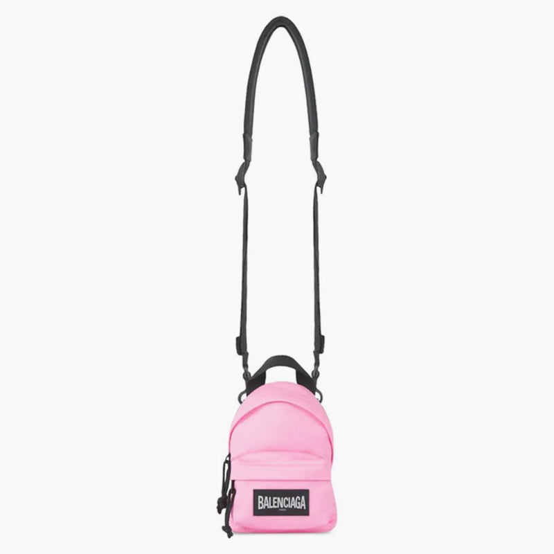 Balenciaga nadměrně velký crossbody batoh Mini Pink/Black