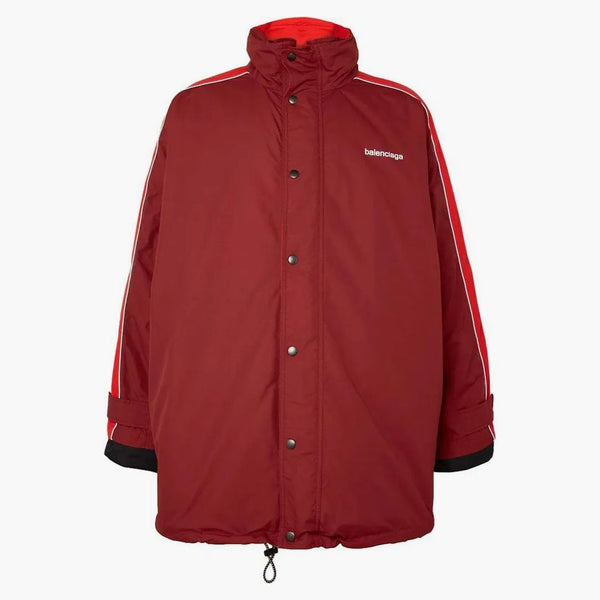 Balenciaga Oversized Padded Windbreaker Crismo Red