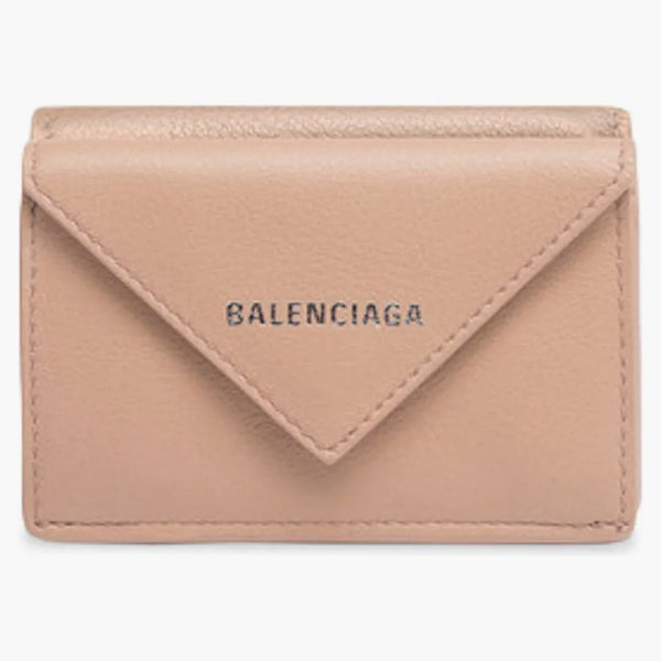 Balenciaga Paper Plånbok Mini Rose des Sables