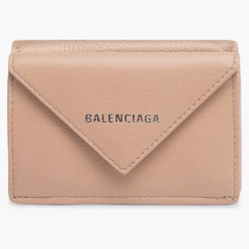 Balenciaga Paper Plånbok Mini Rose des Sables