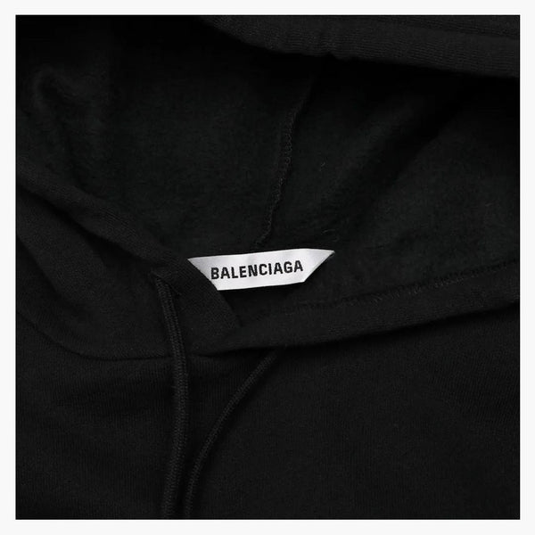 Balenciaga Paris France Print Hoodie Negro