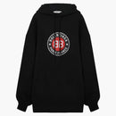 Balenciaga Paris France Print Hoodie Black