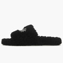 Balenciaga Paris Furry Slide Black
