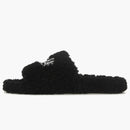 Balenciaga Paris Furry Slide Black (women's)