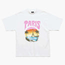 Balenciaga Paris Tropical T-Shirt Medium Fit White/Pink
