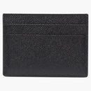 Titular de la tarjeta de placa Balenciaga Negro