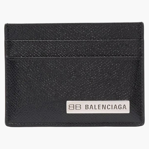 Balenciaga Plate Cardholder Black