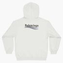 Balenciaga Political Campaign Hoodie White/Black/Blue
