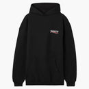 Balenciaga Political Campaign Large Fit Hoodie Black