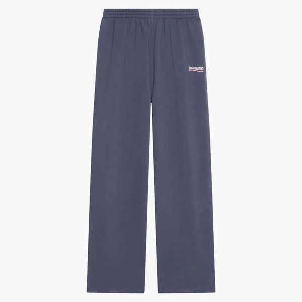 Balenciaga Campaña Política Gran Fit Pantalones de trote de gris oscuro/blanco