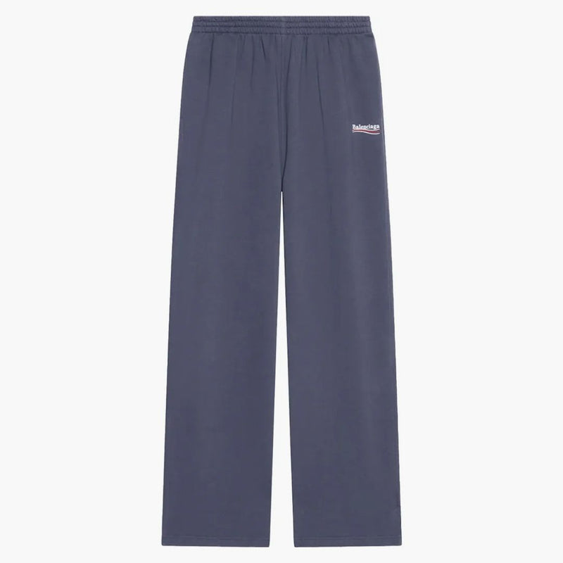 Balenciaga Campaña Política Gran Fit Pantalones de trote de gris oscuro/blanco