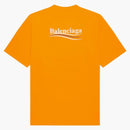 Balenciaga Political Campaign Large Fit T-Shirt Fluo Orange