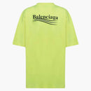 Balenciaga Campaña Política Gran Fit Camiseta Fluo Amarillo