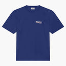 Balenciaga Political Campaign Large Fit T-Shirt Pacific Blue/White