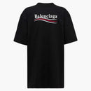 Balenciaga Political Campaign Large Fit T-Shirt Black
