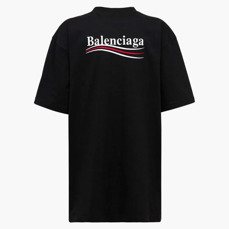 Balenciaga Political Campaign Large Fit T-shirt Black