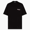 Balenciaga Political Campaign Large Fit T-Shirt Black