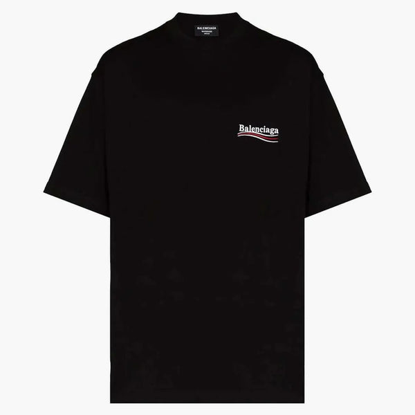 Balenciaga Campaña Política Gran Camiseta Fit Black