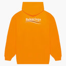 Balenciaga Political Campaign Medium Fit Hoodie Fluo Orange