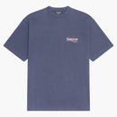 Balenciaga Political Campaign Small Fit T-Shirt Dark Gray/White