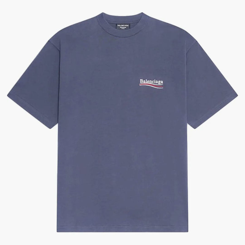 Balenciaga Political Campaign Small Fit T-shirt Dark Grey/white