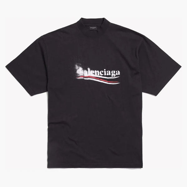 Balenciaga Political Stencil T-shirt Black/white