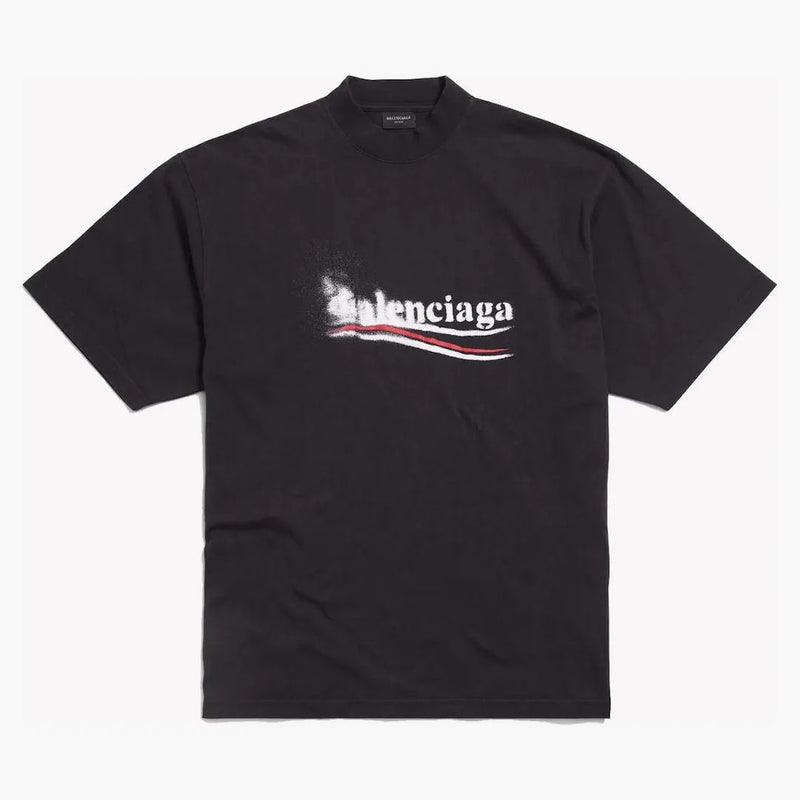 Balenciaga Political Stencil T-shirt Black/white