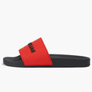 Balenciaga Pool Slide Blood Red Black