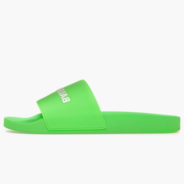 Balenciaga Pool Slide Green White