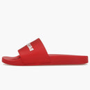 Balenciaga Pool Slide Red White