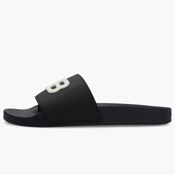 Balenciaga Pool Slides 3d Bb Glow Logo