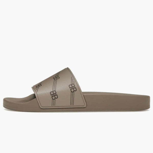Balenciaga Pool Slides Dark Beige (women's)
