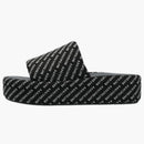 Balenciaga Rise Platform Slide Black White (women's)
