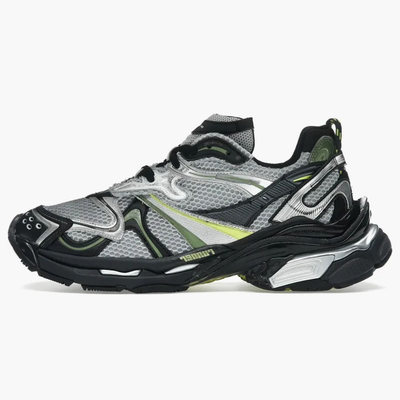Balenciaga Runner 2.0 Worn-Out Silver Neon Yellow