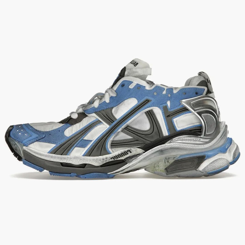 Balenciaga corredor azul blanco gris