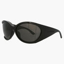 Balenciaga Shield Sunglasses Black/Black/Gray (BB0154S-30011244-001)