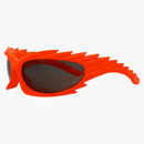 Gafas de sol Balenciaga Shield naranja/naranja/gris (BB0255S-30013967-005)