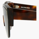 Balenciaga Shield/Wrap Frame Acetate Occhiali da sole Havana/Havana/Brown (BB0004S-30006541-007)