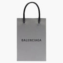 Balenciaga Shopping Phone Holder Gray