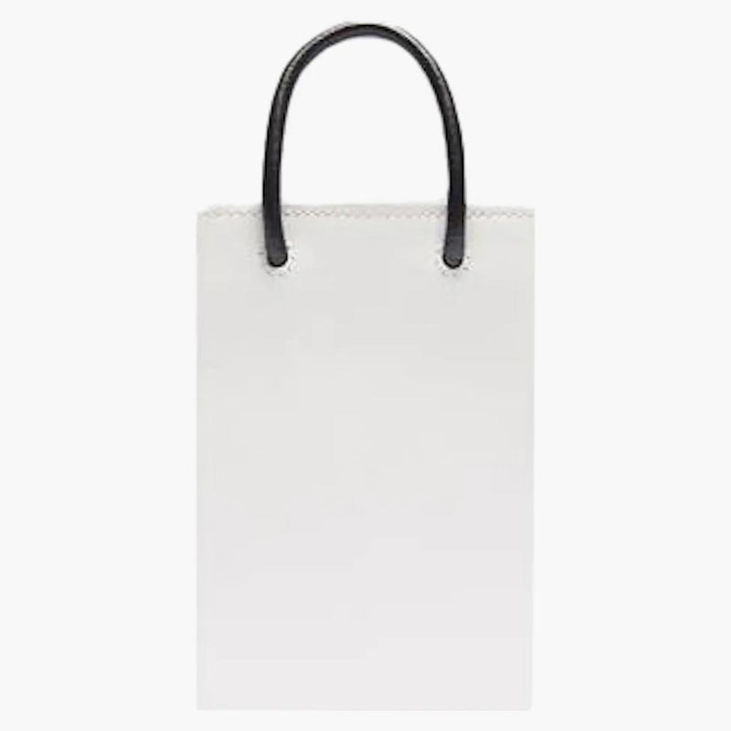 Balenciaga Shopping Phone Holder White