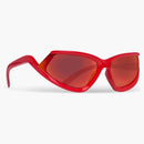 Balenciaga Side Xpander Cat Sunglasses Red (751418T00076309)