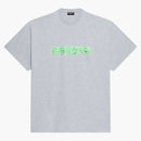 Camiseta de gran tamaño de Balenciaga Gray/Verde